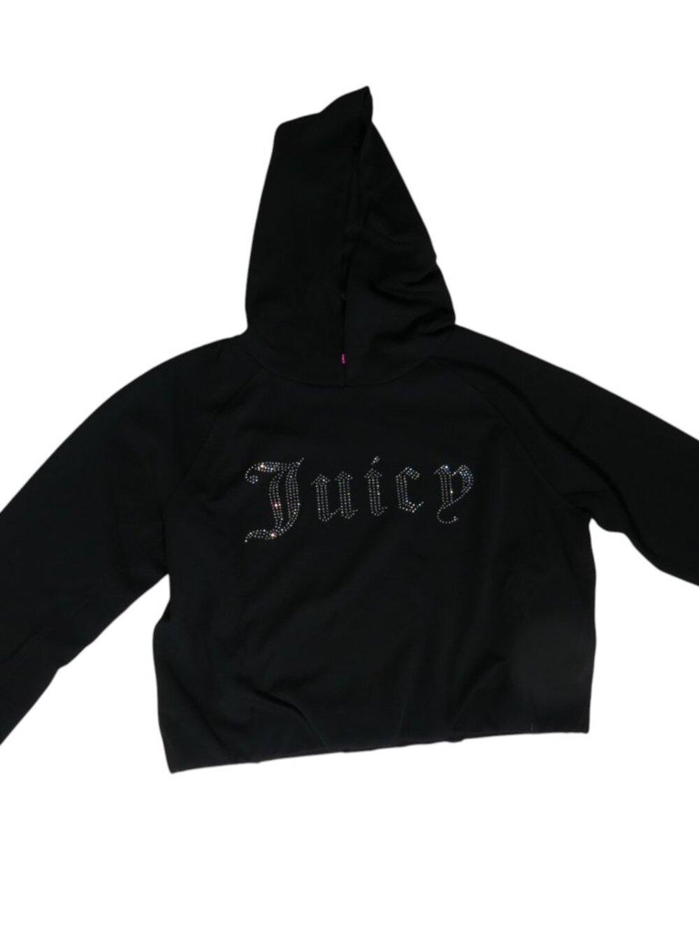 Juicy Couture Black Hoodie &‎ Short Set Size Large JC122144S / JC144 - Picture 4 of 12